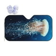 thumbnail image 1 of Disketp Windshield Sun Shade, Car Sun Shade For Front Window White Jellyfish Dansing In The Ocean Sunshades Sun Visor Protector Blocks Uv Rays Foldable, 1 of 9