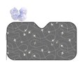 thumbnail image 1 of Disketp Windshield Sun Shade, Car Sun Shade For Front Window Airplane Routes Around The World Sunshades Sun Visor Protector Blocks Uv Rays Foldable, 1 of 9