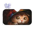 thumbnail image 1 of Disketp Windshield Sun Shade, Car Sun Shade For Front Window Animal Cat Sunshades Sun Visor Protector Blocks Uv Rays Foldable, 1 of 9