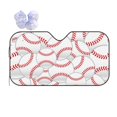 thumbnail image 1 of Disketp Windshield Sun Shade, Car Sun Shade For Front Window Baseballs Sunshades Sun Visor Protector Blocks Uv Rays Foldable, 1 of 9