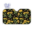 thumbnail image 1 of Disketp Windshield Sun Shade, Car Sun Shade For Front Window Bees And Sunflowers Sunshades Sun Visor Protector Blocks Uv Rays Foldable, 1 of 9