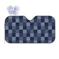 thumbnail image 1 of Disketp Windshield Sun Shade, Car Sun Shade For Front Window Blue Gingham Buffalo Check Sunshades Sun Visor Protector Blocks Uv Rays Foldable, 1 of 9