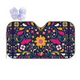 thumbnail image 1 of Disketp Windshield Sun Shade, Car Sun Shade For Front Window Cinco De Mayo Floral Sunshades Sun Visor Protector Blocks Uv Rays Foldable, 1 of 9