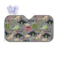 thumbnail image 1 of Disketp Windshield Sun Shade, Car Sun Shade For Front Window Cute Dinosaurs Sunshades Sun Visor Protector Blocks Uv Rays Foldable, 1 of 9