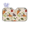 thumbnail image 1 of Disketp Windshield Sun Shade, Car Sun Shade For Front Window Cute Vegetables Sunshades Sun Visor Protector Blocks Uv Rays Foldable, 1 of 9