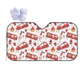 thumbnail image 1 of Disketp Windshield Sun Shade, Car Sun Shade For Front Window Fire Truck Sunshades Sun Visor Protector Blocks Uv Rays Foldable, 1 of 9