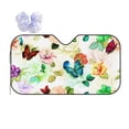 thumbnail image 1 of Disketp Windshield Sun Shade, Car Sun Shade For Front Window Floral Vintage Sunshades Sun Visor Protector Blocks Uv Rays Foldable, 1 of 9
