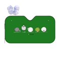 thumbnail image 1 of Disketp Windshield Sun Shade, Car Sun Shade For Front Window Funny Sheep Doing Yoga Sunshades Sun Visor Protector Blocks Uv Rays Foldable, 1 of 9
