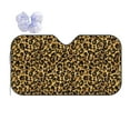 thumbnail image 1 of Disketp Windshield Sun Shade, Car Sun Shade For Front Window Gold Glitter Leopard Sunshades Sun Visor Protector Blocks Uv Rays Foldable, 1 of 9