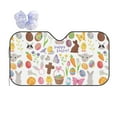 thumbnail image 1 of Disketp Windshield Sun Shade, Car Sun Shade For Front Window Happy Easter1 Sunshades Sun Visor Protector Blocks Uv Rays Foldable, 1 of 9