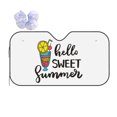 thumbnail image 1 of Disketp Windshield Sun Shade, Car Sun Shade For Front Window Hello Sweet Summer Sunshades Sun Visor Protector Blocks Uv Rays Foldable, 1 of 9