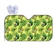 thumbnail image 1 of Disketp Windshield Sun Shade, Car Sun Shade For Front Window Kiwi And Avocado Sunshades Sun Visor Protector Blocks Uv Rays Foldable, 1 of 9