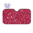 thumbnail image 1 of Disketp Windshield Sun Shade, Car Sun Shade For Front Window Pink Glitter Sunshades Sun Visor Protector Blocks Uv Rays Foldable, 1 of 9