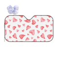 thumbnail image 1 of Disketp Windshield Sun Shade, Car Sun Shade For Front Window Pink Hearts Sunshades Sun Visor Protector Blocks Uv Rays Foldable, 1 of 9