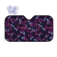 thumbnail image 1 of Disketp Windshield Sun Shade, Car Sun Shade For Front Window Purple Butterfly Sunshades Sun Visor Protector Blocks Uv Rays Foldable, 1 of 9