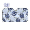 thumbnail image 1 of Disketp Windshield Sun Shade, Car Sun Shade For Front Window Turtle With Blue Stones Sunshades Sun Visor Protector Blocks Uv Rays Foldable, 1 of 9