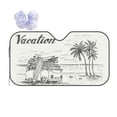thumbnail image 1 of Disketp Windshield Sun Shade, Car Sun Shade For Front Window Summer Vacation Scene With Camping Van Sunshades Sun Visor Protector Blocks Uv Rays Foldable, 1 of 9
