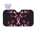thumbnail image 1 of Disketp Windshield Sun Shade, Car Sun Shade for Front Window Breast Cancer Sunshades Sun Visor Protector Blocks UV Rays Foldable, 1 of 5