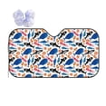 thumbnail image 1 of Disketp Windshield Sun Shade, Car Sun Shade for Front Window Cute Sea Animals Sunshades Sun Visor Protector Blocks UV Rays Foldable, 1 of 5