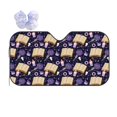 thumbnail image 1 of Disketp Windshield Sun Shade, Car Sun Shade for Front Window Lavender Flowers Sunshades Sun Visor Protector Blocks UV Rays Foldable, 1 of 5