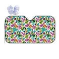 thumbnail image 1 of Disketp Windshield Sun Shade, Car Sun Shade for Front Window Watercolor Flowers Sunshades Sun Visor Protector Blocks UV Rays Foldable, 1 of 5