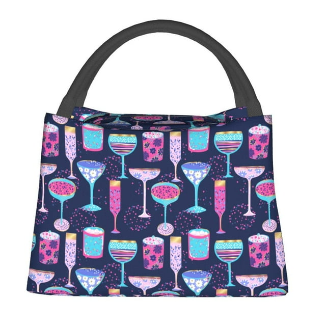 Disketp Wine Glasses And Cocktails Insulated Bags, Insulated Cooler Bag