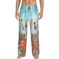 thumbnail image 1 of Disketp Winter Birds On The Fence Men'S Pajama Pants - Ultra Soft Fleece Sleep And Lounge Pants (Size: S-Xxl), 1 of 9