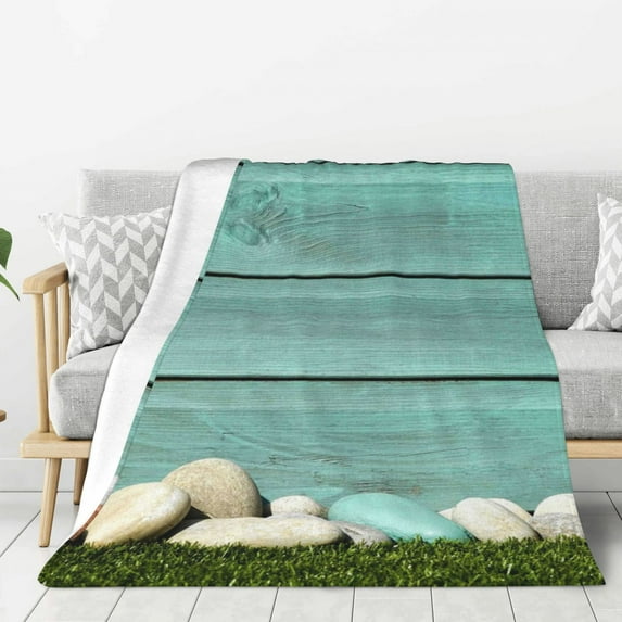 Disketp Wood Grain Cozy Flannel Fleece Throw Blanket: Has a velvety texture for All Seasons - Perfect for Women, Men, & Kids"50"x40"