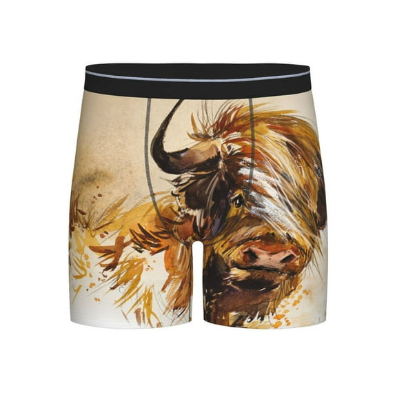 Disketp Yak Men's Boxer Briefs Men’s Underwear Boxer Briefs for Men