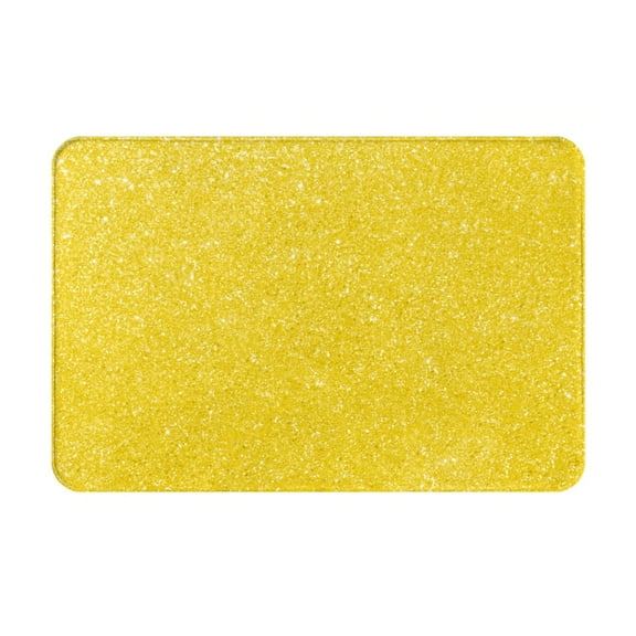 Disketp Yellow Glitter Mat For Front Door Outside - Doormat Outdoor Entrance - Welcome Mats Outdoor,Outside Entry And Outdoor Entrance 16''X24''