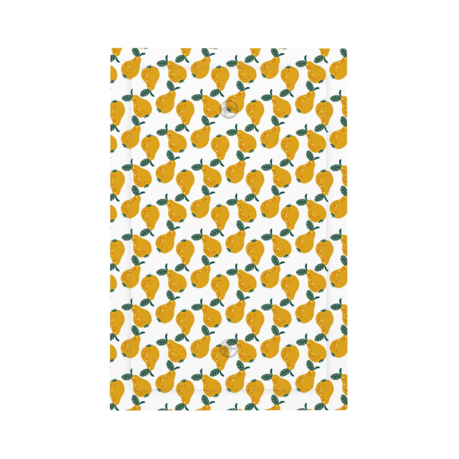 Disketp Yellow Pears Decorative Light Switch or Outlet Wall Plate with