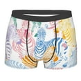 thumbnail image 1 of Disketp Zebra Colourful Men'S Boxer Briefs,Soft And Breathable Cotton Underwear With Comfortflex Waistband, 1 of 9