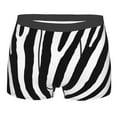 thumbnail image 1 of Disketp Zebra Men'S Boxer Briefs,Soft And Breathable Cotton Underwear With Comfortflex Waistband, 1 of 9