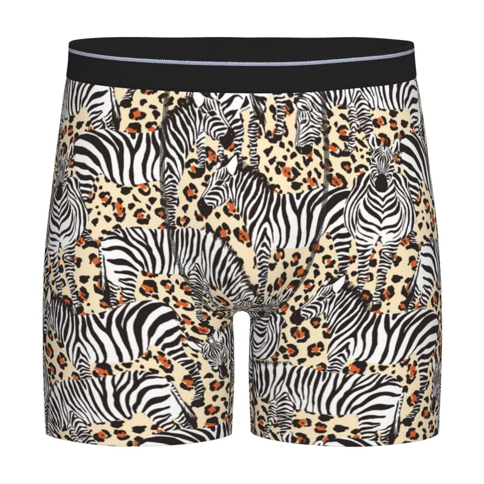 Disketp Zebra Men's Boxer Briefs Men’s Underwear Boxer Briefs for Men ...