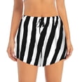 thumbnail image 1 of Disketp Zebra Print Women's Shorts Workout Shorts for Athletic Gym Running Shorts with Phone Pockets Small, 1 of 8