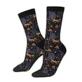 thumbnail image 1 of Disketp fall fox deer bird Unisex Crew Socks Lightweight Breathable Ventilation Ankle Socks, Mid-calf socks for Daily, 1 of 6