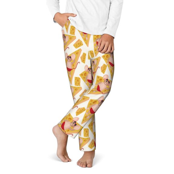 Disketp mouse holiday for Teenagers' Pajama Pants ,Lounge Pants Teen joggers Ideal for Home, School, or Sports-Large