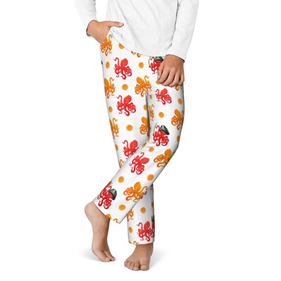 Disketp octopuses for Teenagers' Pajama Pants ,Lounge Pants Teen joggers Ideal for Home, School, or Sports-Small