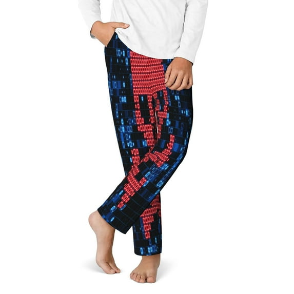Disketp pirate skull for Teenagers' Pajama Pants ,Lounge Pants Teen joggers Ideal for Home, School, or Sports-Large