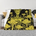 thumbnail image 1 of Disketp saucerman Mushroom Forest Flannel Blankets - Thick and Warm Blanket for Winter, Soft Fuzzy Plush King Blanket for All Seasons-60"x50", 1 of 6
