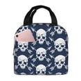 thumbnail image 1 of Disketp white arrow Skull Lunch Bag for Women Men, Leakproof Thermal Cooler Sack Food Handbags Case High Capacity forTravel Work School Picnic, 1 of 5