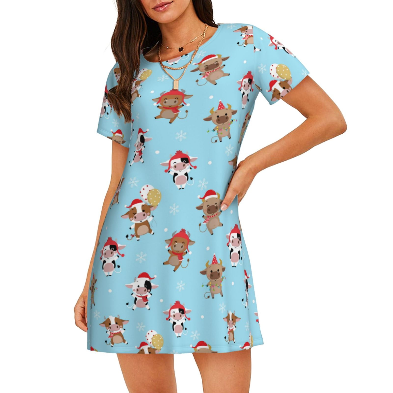Milk Cow  nightdress  KF82420