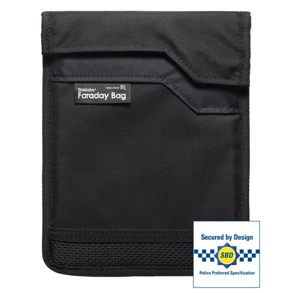 Disklabs Tablet Shield Large (30cm x 40cm) RF Shielded Faraday Bag (TS1L)
