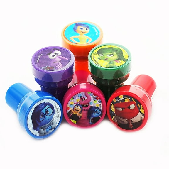 Disney 1.5 inch Pixar Inside Out Self Inking Stamp Set (12 piece Set)
