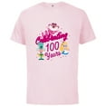 thumbnail image 1 of Disney 100 Alice in Wonderland Celebrating 100 Years D100 - Short Sleeve Cotton T-Shirt for Adults - Customized-Soft Pink, 1 of 5