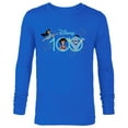 thumbnail image 1 of Disney 100 Anniversary Aladdin Jasmine Genie D100 - Long Sleeve T-Shirt for Men - Customized-Navy, 1 of 5