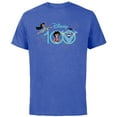 thumbnail image 1 of Disney 100 Anniversary Aladdin Jasmine Genie D100 - Short Sleeve Cotton T-Shirt for Adults - Customized-Royal Heather, 1 of 5