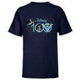 thumbnail image 1 of Disney 100 Anniversary Aladdin Jasmine Genie D100 - Short Sleeve T-Shirt for Kids - Customized-Navy, 1 of 5