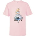 thumbnail image 1 of Disney 100 Anniversary Alice in Wonderland D100 Quote - Short Sleeve T-Shirt for Kids - Customized-Soft Pink, 1 of 5