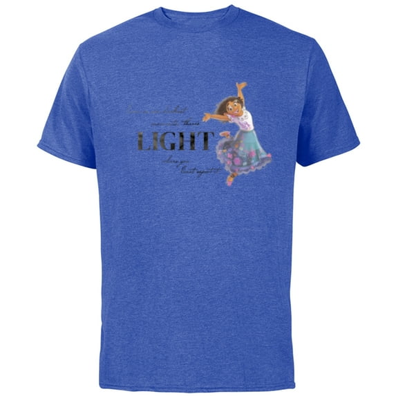 Disney 100 Anniversary Encanto Mirabel D100 Quote Light - Short Sleeve Cotton T-Shirt for Adults - Customized-Royal Heather